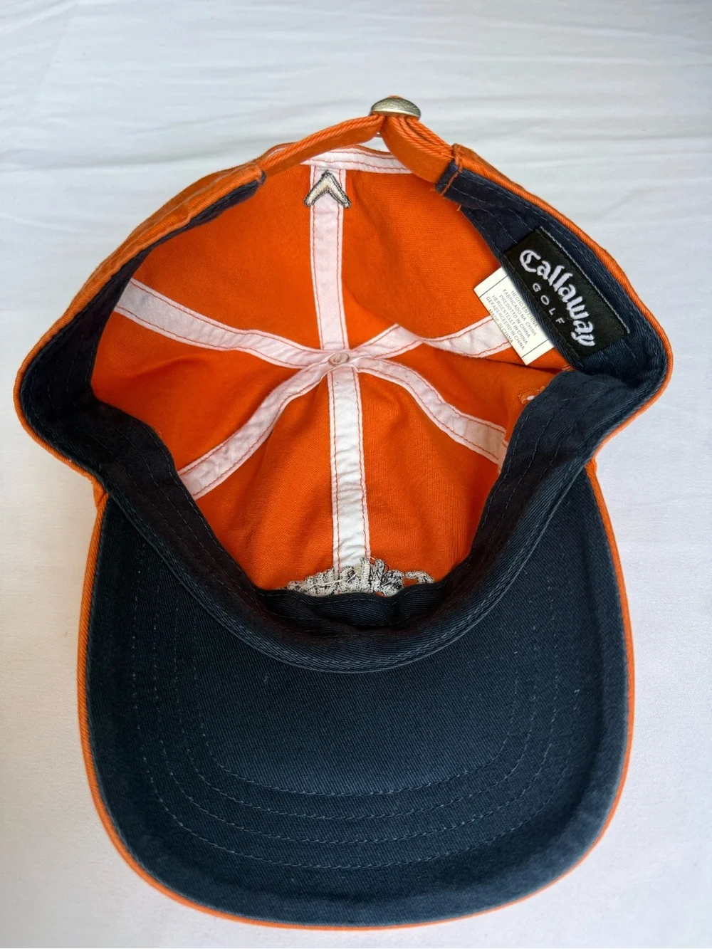 Callaway Orange Embroidered Golf Cap